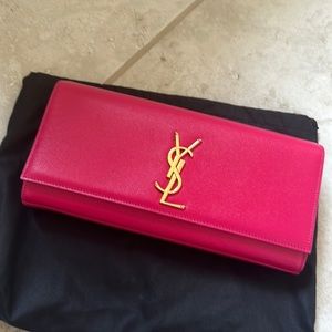 Saint Laurent Kate monogram clutch